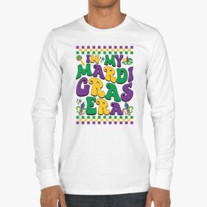 In My Mardi Gras Era Heart Fleur de lis Symbol Festival Longsleeve Tee 3 5