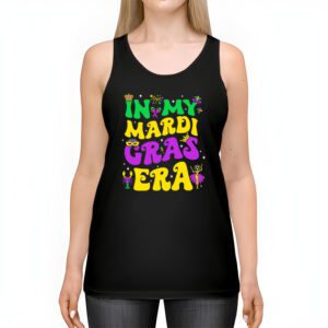 In My Mardi Gras Era Heart Fleur de lis Symbol Festival Tank Top 2 2