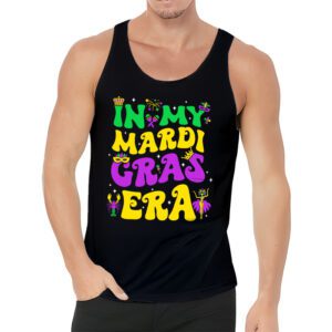 In My Mardi Gras Era Heart Fleur de lis Symbol Festival Tank Top 3 2