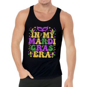 In My Mardi Gras Era Heart Fleur de lis Symbol Festival Tank Top 3 4