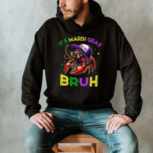 Its Mardi Gras Bruh Dabbing Crawfish Carnival Hoodie 2 3