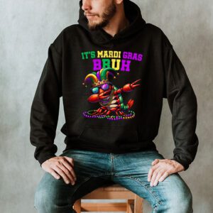 Its Mardi Gras Bruh Dabbing Crawfish Carnival Hoodie 2