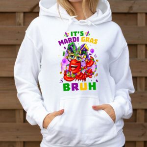 Its Mardi Gras Bruh Dabbing Crawfish Carnival Hoodie 3 1