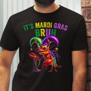 Its Mardi Gras Bruh Dabbing Crawfish Carnival T Shirt 2