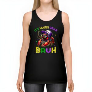 Its Mardi Gras Bruh Dabbing Crawfish Carnival Tank Top 2 3