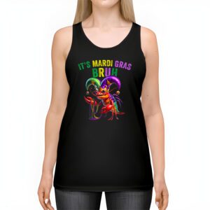 Its Mardi Gras Bruh Dabbing Crawfish Carnival Tank Top 2