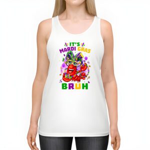 Its Mardi Gras Bruh Dabbing Crawfish Carnival Tank Top 2 4