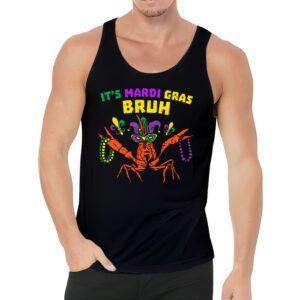 Its Mardi Gras Bruh Dabbing Crawfish Carnival Tank Top 3 2