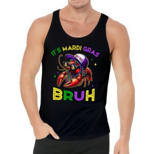 Its Mardi Gras Bruh Dabbing Crawfish Carnival Tank Top 3 3