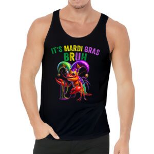 Its Mardi Gras Bruh Dabbing Crawfish Carnival Tank Top 3