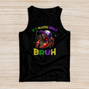 It’s Mardi Gras Bruh, Dabbing Crawfish Carnival Tank Top