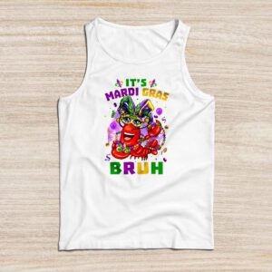 It’s Mardi Gras Bruh, Dabbing Crawfish Carnival Tank Top