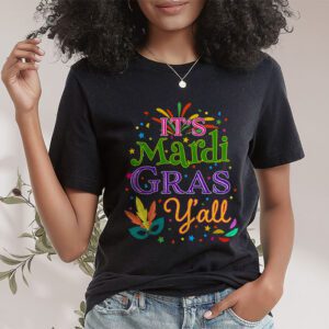 Its Mardi Gras Yall Tshirt Mardi Gras Party Mask Costume T Shirt 1 14