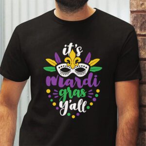 Its Mardi Gras Yall Tshirt Mardi Gras Party Mask Costume T Shirt 2 12