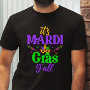 Its Mardi Gras Yall Tshirt Mardi Gras Party Mask Costume T Shirt 2 9