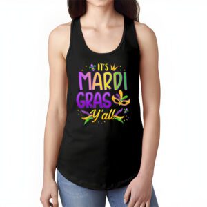 Its Mardi Gras Yall Tshirt Mardi Gras Party Mask Costume Tank Top 1 4