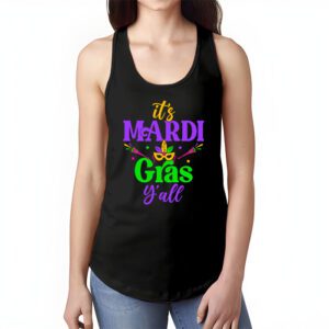 Its Mardi Gras Yall Tshirt Mardi Gras Party Mask Costume Tank Top 1 9