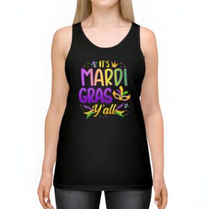 Its Mardi Gras Yall Tshirt Mardi Gras Party Mask Costume Tank Top 2 4