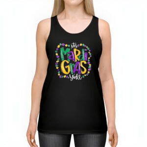 Its Mardi Gras Yall Tshirt Mardi Gras Party Mask Costume Tank Top 2 6