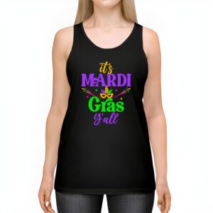 Its Mardi Gras Yall Tshirt Mardi Gras Party Mask Costume Tank Top 2 9