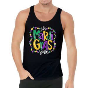 Its Mardi Gras Yall Tshirt Mardi Gras Party Mask Costume Tank Top 3 6