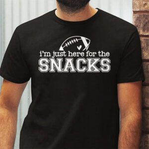 Just Here For The Snacks American Football Funny Women Kids T Shirt 2 1