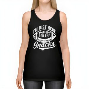 Just Here For The Snacks American Football Funny Women Kids Tank Top 2 2