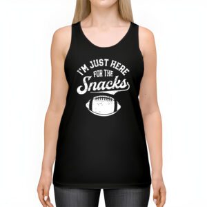 Just Here For The Snacks American Football Funny Women Kids Tank Top 2 4