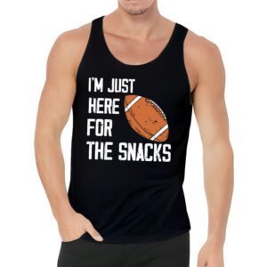 Just Here For The Snacks American Football Funny Women Kids Tank Top 3 3