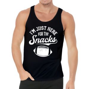 Just Here For The Snacks American Football Funny Women Kids Tank Top 3 4