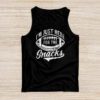Just Here For The Snacks American Football Funny Women Kids Tank Top