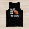 Just Here For The Snacks American Football Funny Women Kids Tank Top