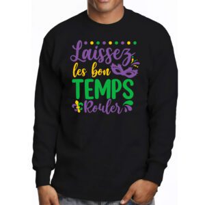 Laissez Les Bon Temps Rouler Mardi Gras 2024 New Orleans Longsleeve Tee 3 4