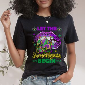 Let The Shenanigans Begin Mardi Gras Lips Kids Men Women T Shirt 1