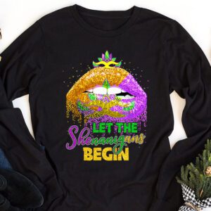 Let The Shenanigans Begin Mardi Gras Shirts, Kids Men Women Longsleeve Tee 1 Kids Men Women Longsleeve Tee