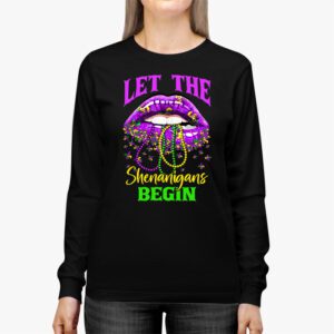 Let The Shenanigans Begin Mardi Gras Shirts Kids Men Women Longsleeve Tee 2 3