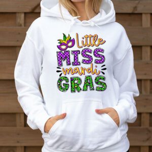 Little Miss Mardi Gras funny Mardi Gras 2024 Hoodie 3 3