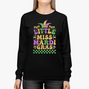 Little Miss Mardi Gras funny Mardi Gras 2024 Longsleeve Tee 2 6