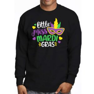 Little Miss Mardi Gras funny Mardi Gras 2024 Longsleeve Tee 3 3