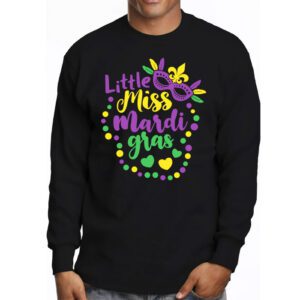 Little Miss Mardi Gras funny Mardi Gras 2024 Longsleeve Tee 3 8