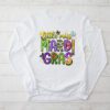 Little Miss Mardi Gras funny Mardi Gras 2024 Longsleeve Tee