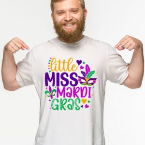 Little Miss Mardi Gras funny Mardi Gras 2024 T Shirt 2 1