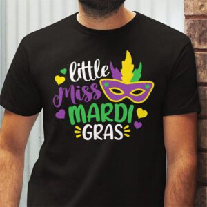 Little Miss Mardi Gras funny Mardi Gras 2024 T Shirt 2 3