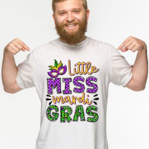 Little Miss Mardi Gras funny Mardi Gras 2024 T Shirt 2 4