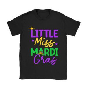 Little Miss Mardi Gras funny Mardi Gras 2024 T-Shirt