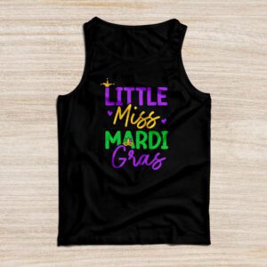 Little Miss Mardi Gras funny Mardi Gras 2024 Tank Top