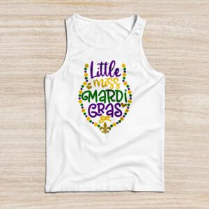 Little Miss Mardi Gras funny Mardi Gras 2024 Tank Top