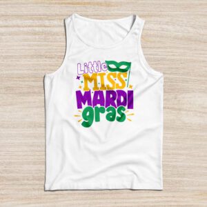 Little Miss Mardi Gras funny Mardi Gras 2024 Tank Top