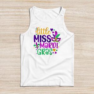 Little Miss Mardi Gras funny Mardi Gras 2024 Tank Top