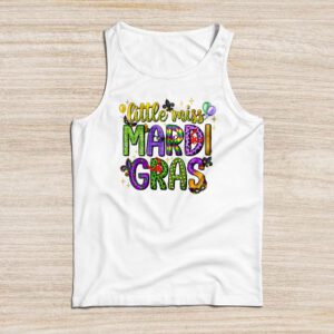 Little Miss Mardi Gras funny Mardi Gras 2024 Tank Top